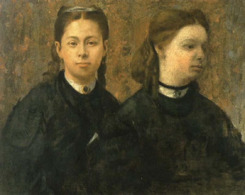 Edgar Degas Elena and Camila Montejasi-Cicerale oil painting picture